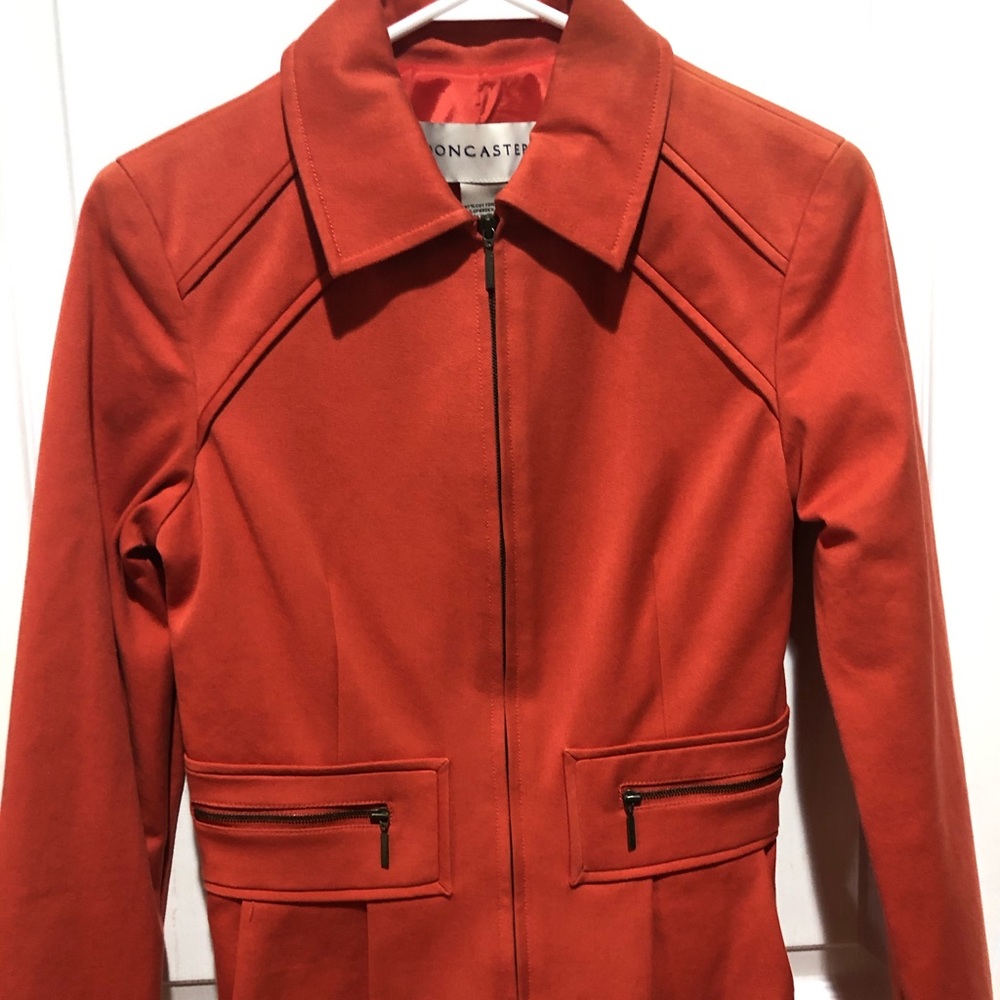 Burnt orange jacket